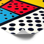 Retro Comic Book POW WOW - Modern Abstract Pop Art Poster (Hoek)