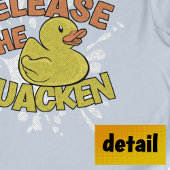 Retro Comic Book Rubber Duck Grappige zin woordspe T-shirt