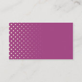 Retro Comic Book Speech Bubbles Halftone Pastels Visitekaartje (Achterkant)