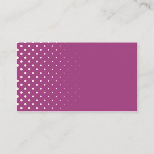 Retro Comic Book Speech Bubbles Halftone Pastels Visitekaartje (Achterkant)