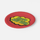 Retro Comic Book Style Happy New Year Paper Bord (Gekanteld)