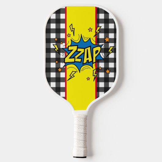 Retro Comic Bubbles Pickleball Paddle (Achterkant)