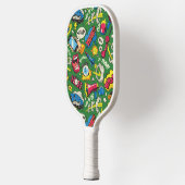 Retro Comic Chaos Pickleball Paddle (Links)