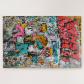 Retro Comic Duo puzzel Legpuzzel (Horizontaal)