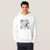 Retro Comic Explosion Pop Art Hoodie (Voorkant volledig)