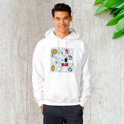 Retro Comic Explosion Pop Art Hoodie