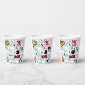 Retro Comic Explosion Pop Art Papieren Bekers