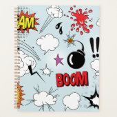 Retro Comic Explosion Pop Art Planner (Voorkant)