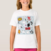 Retro Comic Explosion Pop Art T-shirt (Voorkant)