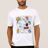 Retro Comic Explosion Pop Art T-shirt (Voorkant)