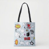 Retro Comic Explosion Pop Art Tote Bag (Voorkant)