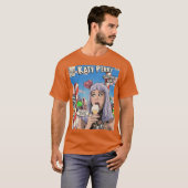 Retro Comic Hoesje Katy Perry Music Kunstwerk cesi T-shirt (Voorkant volledig)