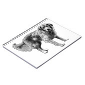 Retro Comic Hond Notitieboek (Linkerzijde)