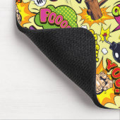 Retro Comic Pop Art Muismat Magic (Hoek)