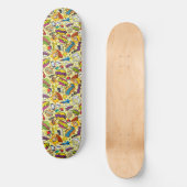 Retro Comic Pop Art Skateboard (Voorkant)