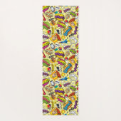 Retro Comic Pop Art Yoga Mat - Bold & Unique Vibes (Achterkant)