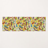 Retro Comic Pop Art Yoga Mat - Bold & Unique Vibes (Voorkant (horizontaal))