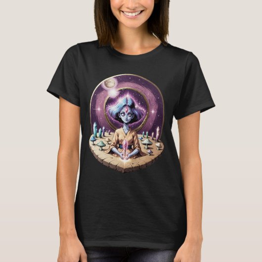 Retro Comic Psychedelic Spirit Art T-shirt (Voorkant)