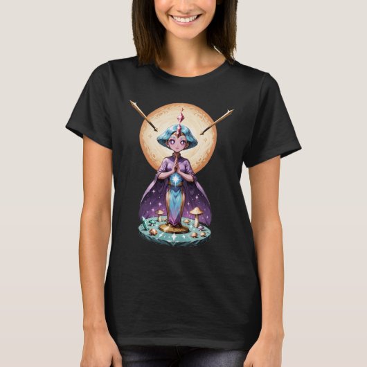 Retro Comic Psychedelic Spirit Art T-shirt (Voorkant)