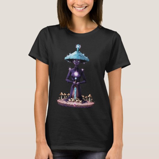Retro Comic Psychedelic Spirit Art T-shirt (Voorkant)