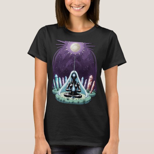 Retro Comic Psychedelic Spirit Art T-shirt (Voorkant)