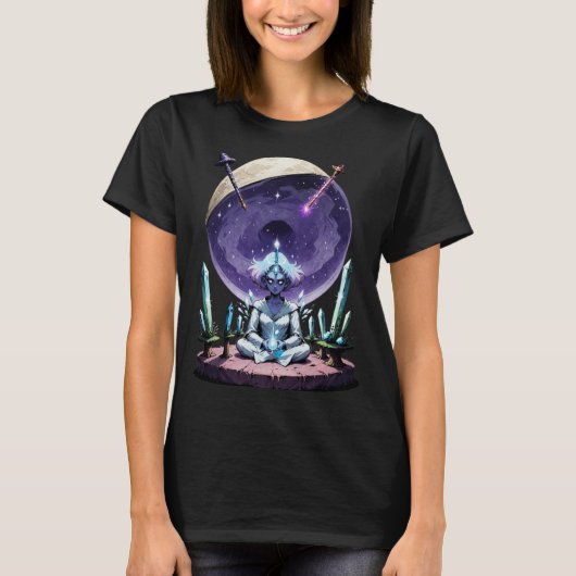 Retro Comic Psychedelic Spirit Art T-shirt (Voorkant)