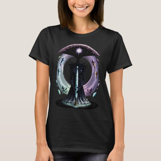 Retro Comic Psychedelic Spirit Art T-shirt (Voorkant)