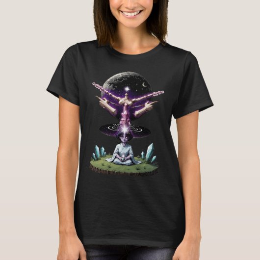 Retro Comic Psychedelic Spirit Art T-shirt (Voorkant)