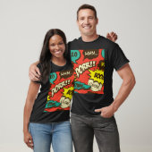 Retro Comic Shout: naadloos patroon. T-shirt (Unisex)