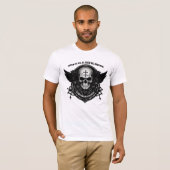 Retro Comic Skull Graphic T-shirt (Voorkant volledig)
