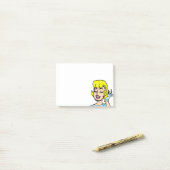 Retro Comic Strip Beauty Post-it Notes (Op bureau)