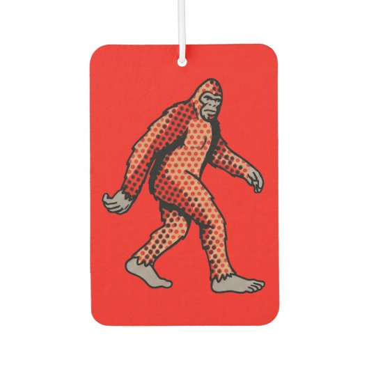 Retro Comic Woud Dier Pop Art Paneel Luchtverfrisser (Voorkant)