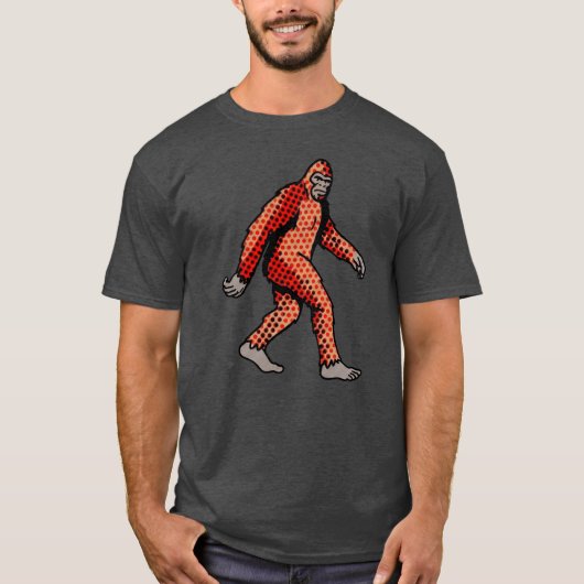 Retro Comic Woud Dier Pop Art Paneel T-shirt (Voorkant)