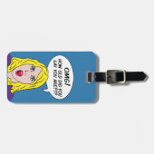 RETRO COMICS aangepaste bagagelabels (Voorkant horizontaal)