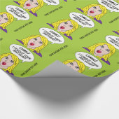 RETRO COMICS achtergelaten verjaardagstrappelpapie Cadeaupapier (Hoek)