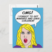 RETRO COMICS BRIEFKAARTEN (Voorkant / Achterkant)