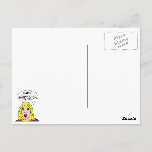 RETRO COMICS BRIEFKAARTEN (Achterkant)