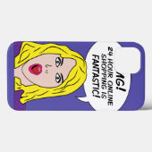 RETRO COMICS iPad-draagtas Case-Mate iPhone Case (Achterkant (horizontaal))