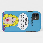 RETRO COMICS iPhone cases (Achterkant (horizontaal))
