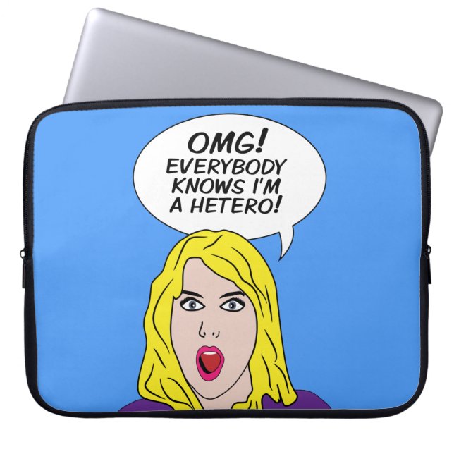 RETRO COMICS-laptophoezen Laptop Sleeve (Voorkant)