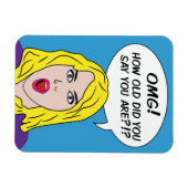 RETRO COMICS magneten (Horizontaal)