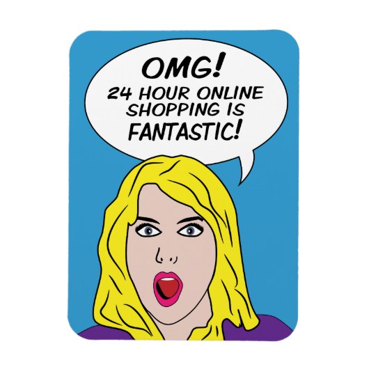 RETRO COMICS magneten (Verticaal)