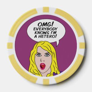 RETRO COMICS poker chips