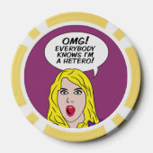 RETRO COMICS poker chips (Achterkant)