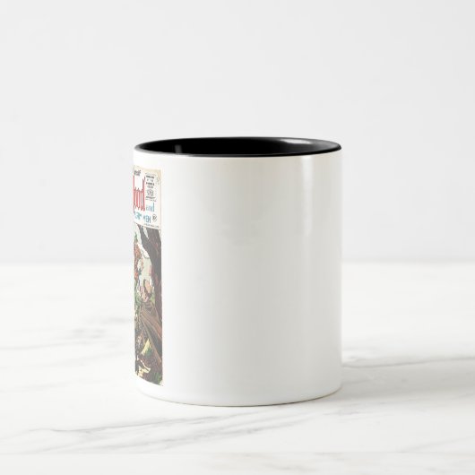 Retro Comics Robin Hood Tweekleurige Koffiemok (Center)