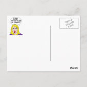 RETRO COMICS verjaardagsfeest briefkaart (Achterkant)