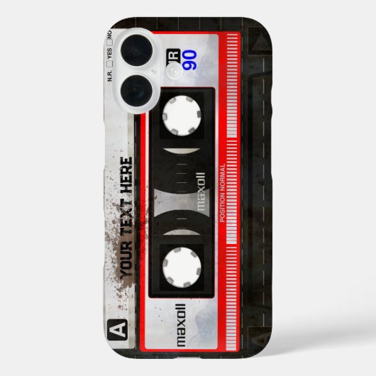 Retro Compact Audio Cassette | DJ Best Gifts Case-Mate iPhone Case (Achterkant)