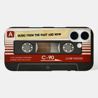Retro Compact Audio Cassette | DJ Best Gifts iPhone 16 Hoesje