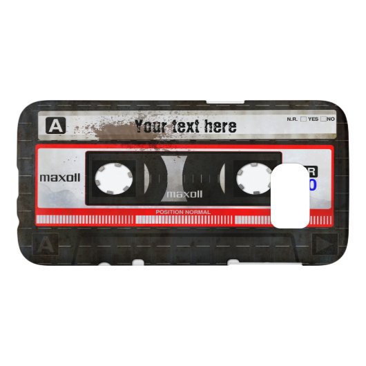 Retro Compact Audio Cassette | DJ Best Gifts Case-Mate Samsung Galaxy Hoesje (Achterkant Horizontaal)