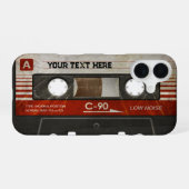 Retro Compact Audio Cassette | DJ Best Gifts iPhone 16 Hoesje (Achterkant horizontaal)